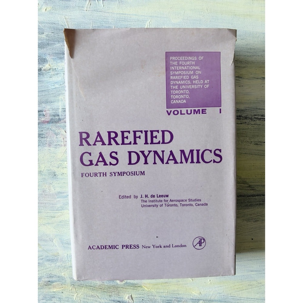 Rarefied Gas Dynamics Vol 1 J.H. de Leeuw 1965 Academic Press Aerospace